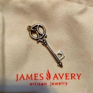 Retired James Avery Key Of Devotion Sterling Silver